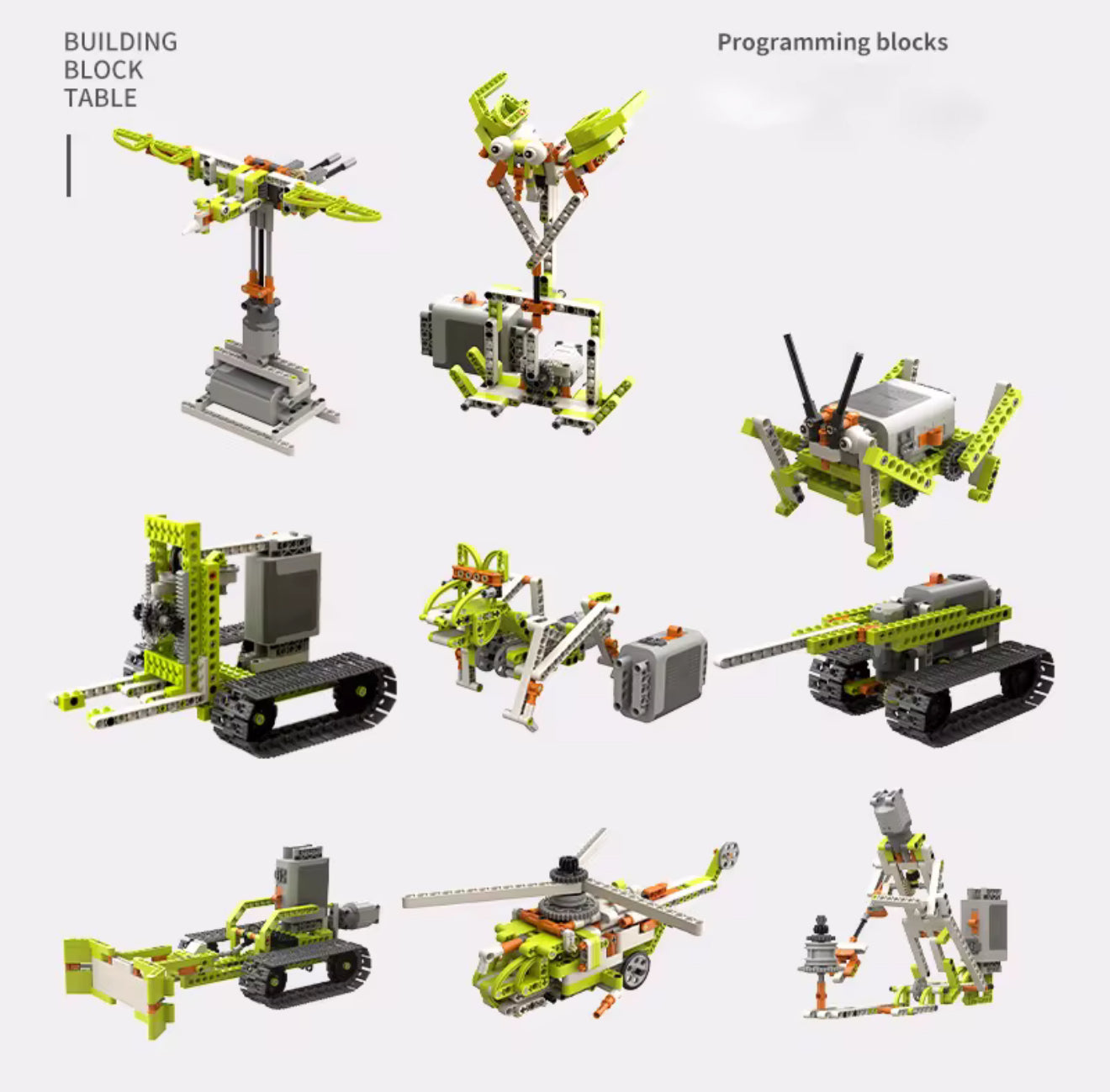 Box Explorateur – Animaux – (difficile - 725 pcs - 20 robots à construire)